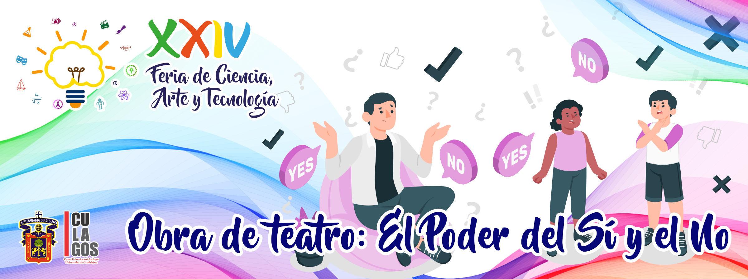 Banner - Obra de teatro - El Poder del Sí y el No