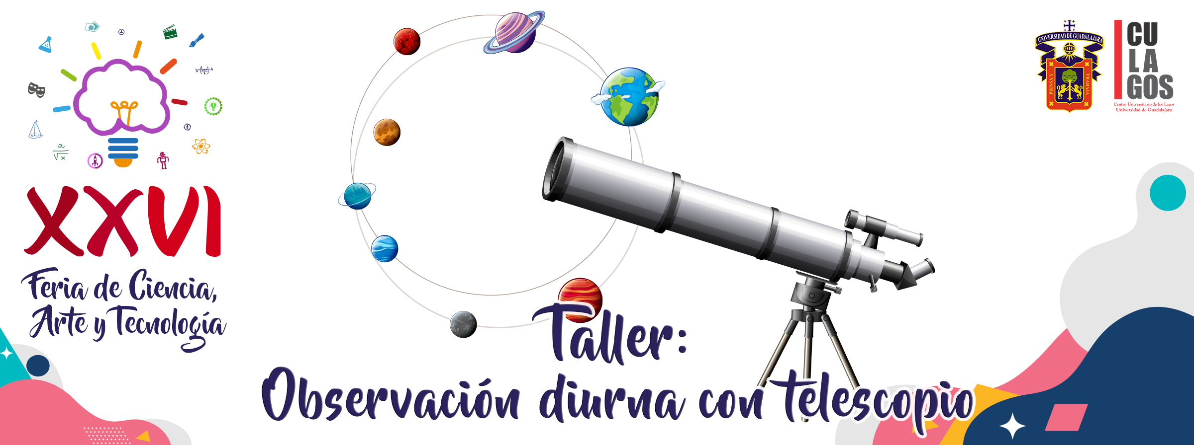 Banner - Taller: Observación diurna con telescopio