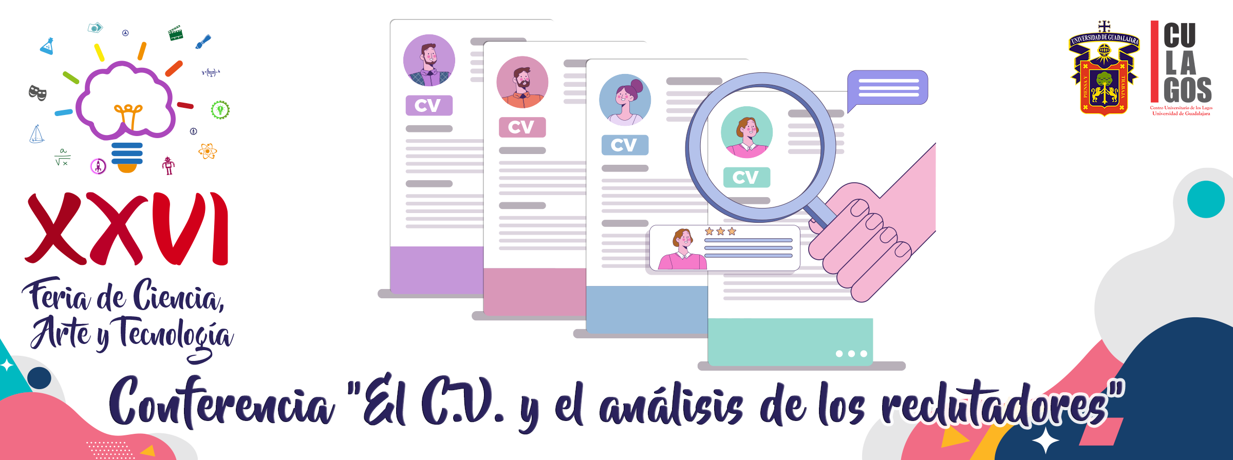 Banner - Conferencia El C.V. y el análisis de los reclutadores