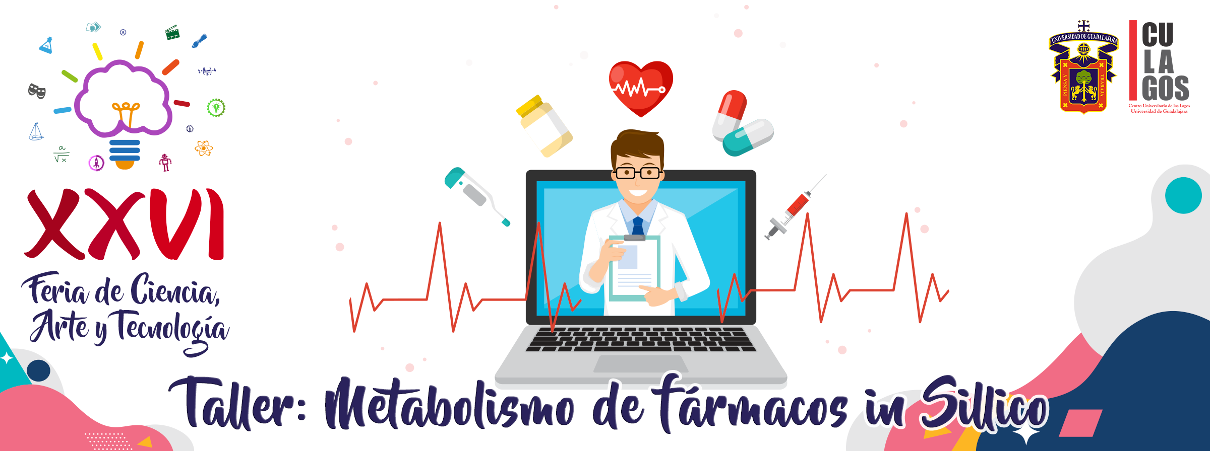 Banner - Taller: Metabolismo de fármacos in Silico