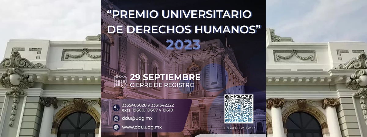 Banner - Premio Universitario DDHH 2023