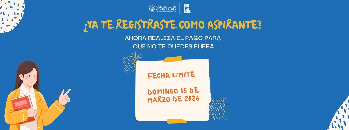 Banner Realiza el pago de como aspirante