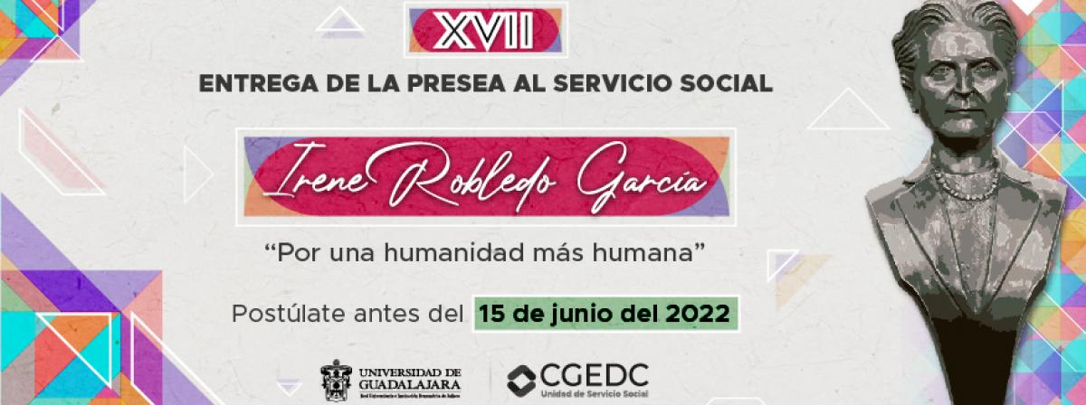 Banner Entrega de Presea al Servicio Social