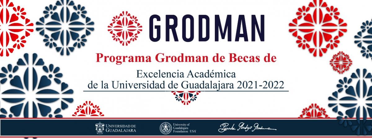 Banner Programa Grodman de Becas de Excelencia Académica de la Universidad de Guadalajara