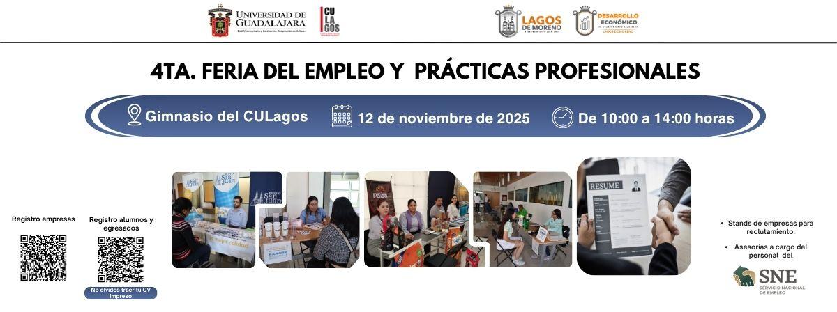 4ta. Feria del empleo y prácticas profesionales 4ta. Feria del empleo y prácticas profesionales