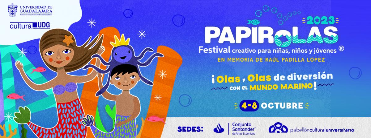 Banner Papirolas - Festival creativo para niños, niñas y jóvenes