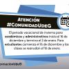 Periodo vacacional del 15 de diciembre de 2017 al 03 de enero de 2018