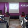 La doctora Viviana Mesa en su charla sobre las mujeres y las niñas en la ciencia