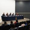 El maestro Felipe Olmos y las autoridades de nuestro centro universitario, durante la reunión previa al proceso de acreditación