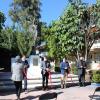 Los miembros del presídium realizaron el corte de listón para inaugurar oficialmente la obra monumental Meztli