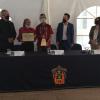 De izquierda a derecha; Carlos Terrés, Alfonso Íñiguez, Gabriel Espinoza, Aristarco Regalado, Rebeca García
