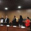 Momento de la entrega de la constancia del Nivel 1 en la evaluación de CIEES 