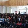 Los estudiantes de la sede Lagos de Moreno se reunieron en el lobby del Edificio de Tutorías