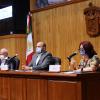 De izquierda a derecha: Raúl Padilla, Ricardo Villanueva, Marisol Schultz