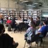 Asistieron estudiantes a la sesión, que se llevó a cabo en la Biblioteca Dr. José Trinidad Padilla